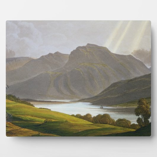 Plaque Photo Ben Nevis, plate XII from Scenery of the Grampian (Devant)