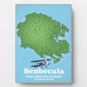 Plaque Photo Benbecula Hébrides Ecosse (Devant)