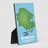 Plaque Photo Benbecula Hébrides Ecosse (Côté)