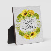 Plaque Photo Bénédictions inspirantes (Recto)