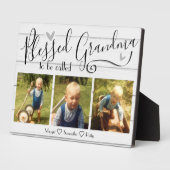 Plaque Photo Béni d'être appelé grand-mère 3 Photo (Côté)