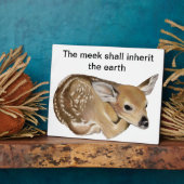 Plaque Photo Béni soient les Meek Fawn (Côté)