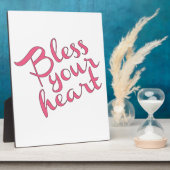 Plaque Photo Bénissez votre coeur (Côté)