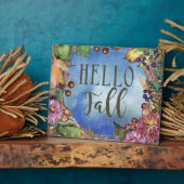 Plaque Photo Berries et Feuilles | Allo Fall Wreath (Côté)