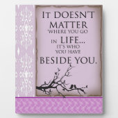 Plaque Photo Beside You (Devant)