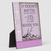 Plaque Photo Beside You (Côté)