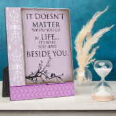 Plaque Photo Beside You (Côté)