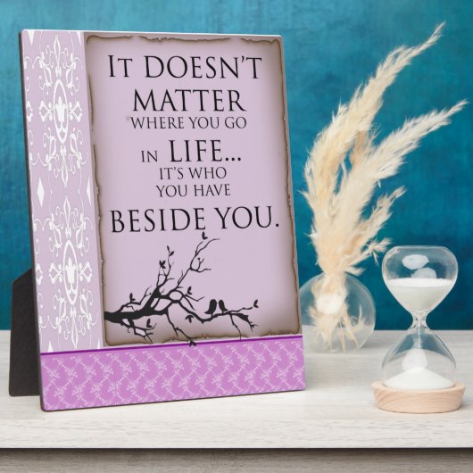 Plaque Photo Beside You (Côté)