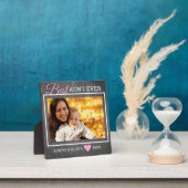 Plaque Photo Best Aunt Ever Custom Photo Rustic Chalkboard (Insitu)