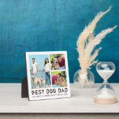Plaque Photo BEST CHIEN DAD Photo Collage (Insitu)