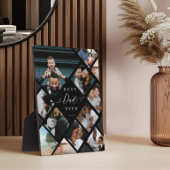 Plaque Photo Best Dad Ever Modern Photo Collage Gift Keepsake