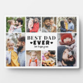 Plaque Photo Best Dad Photo Collage (Devant)