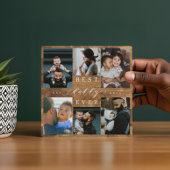 Plaque Photo Best Daddy Ever Fête des pères Cadeau Photo Woodgr