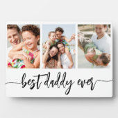 Plaque Photo Best Daddy Ever - Fête des pères Photo Collage (Devant)