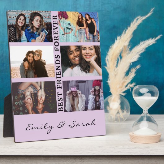Plaque Photo Best Friend Forever Custom (Côté)