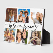 Plaque Photo Best Friends Bestie Photo Collage Script tendance (Côté)