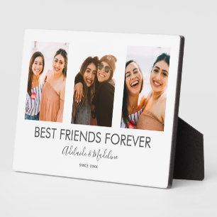 Plaque Photo Best Friends Forever 3 Photo Collage Cadeau