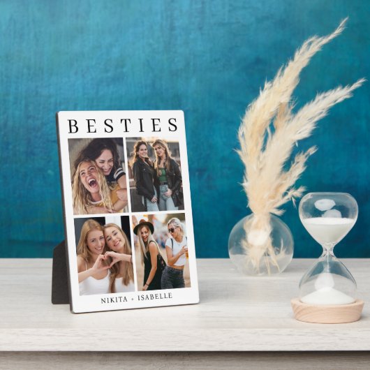 Plaque Photo Best Friends Friendship Modern Keepsake (Côté)