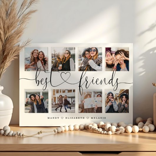 Plaque Photo Best Friends Script Venin For Friends Photo Collag