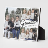 Plaque Photo Best Grandma Ever Photo (Côté)