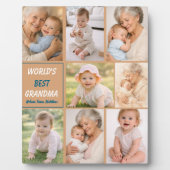 Plaque Photo Best Grandma Ever Photo | Personalized Grandparent (Devant)
