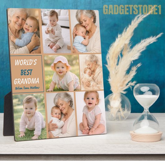 Plaque Photo Best Grandma Ever Photo | Personalized Grandparent