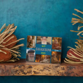 Plaque Photo Best Grandpa Ever Photo Collage (Côté)