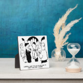 Plaque Photo Best Man Avertit Le Marié. Drôle dessin (Insitu)