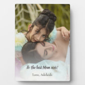 Plaque photo Best Mom Ever (Devant)