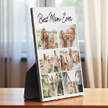 Plaque Photo Best Mom Ever Custom 6 Photo Collage<br><div class="desc">Create a beautiful tribute to Mom with this custom photo collage plaque. Featuring six favorite photos and the message Best Mom Ever, this high-quality wood plaque is a heartfelt way to celebrate Mothers Day, birthdays, or any day you want to show appreciation. Printed on durable birch or maple wood, it...</div>