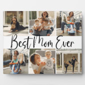 Plaque Photo "Best Mom Ever' Keepsaké 6 Photo Collage (Devant)