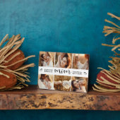 Plaque Photo Best Mom Ever Modern Photo Collage Personalized (Côté)