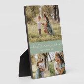 Plaque Photo Best Mom Ever Photo Collage (Côté)