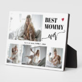 Plaque Photo Best mom ever photo collage keepsake (Côté)