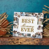 Plaque Photo Best Mommy Ever Father's Day Photo Frame Collage (Côté)