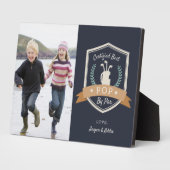 Plaque Photo Best Pop By Par | Golf Grand-père Photo (Côté)