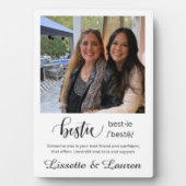 PLAQUE PHOTO BESTIE (Devant)