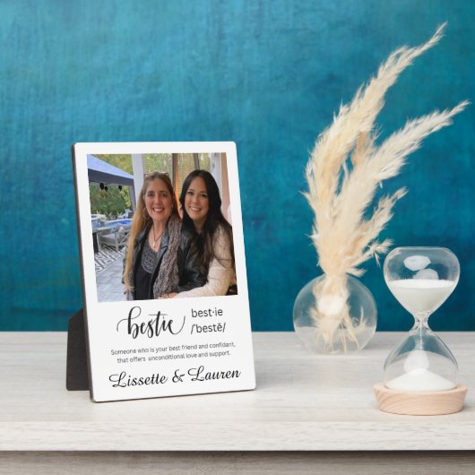 PLAQUE PHOTO BESTIE (Côté)