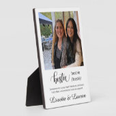 PLAQUE PHOTO BESTIE (Côté)