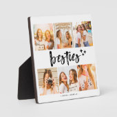Plaque Photo Besties Best Friends Photo Collage (Recto)