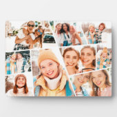 Plaque Photo Besties Bestfriends Modern Simple 9 Images Collage (Devant)