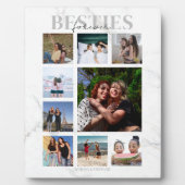 Plaque Photo Besties Forever Photo Collage (Devant)