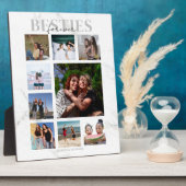 Plaque Photo Besties Forever Photo Collage (Côté)