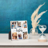 Plaque Photo Besties Friends 6 Photo Collage Keepsaké (Insitu)