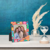 Plaque Photo Besties Joli floral Whimsical Photo Customisée (Insitu)
