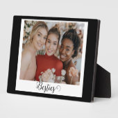 Plaque Photo Besties Meilleures photos d'amis (Côté)