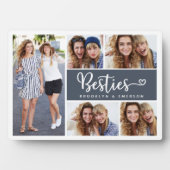 Plaque Photo Besties Photo Collage Best Friends (Devant)