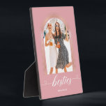 Plaque Photo BESTIVITÉS Personnalisées BFF Cadeaux Pink Gold Cu<br><div class="desc">BESTIVITÉS Personnalisées BFF Cadeaux Pink Gold Cute</div>