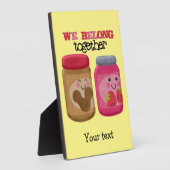 Plaque photo Beurre d'arachide et gelée (Côté)