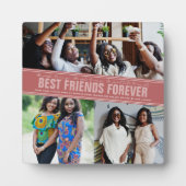 Plaque Photo BFF Best Friends | Collage de photos (Devant)